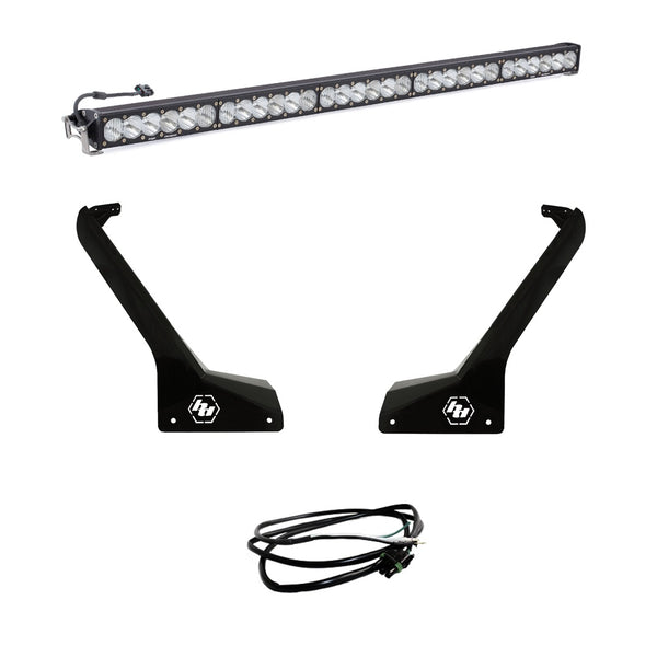OnX6+ 50 Inch Roof Mount Kit - '20-26 Gladiator / '18-26 Wrangler J; Exc. Rubicon 392L (Driving/Combo; Clear; Upfitter Wiring)