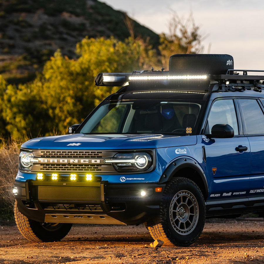 S1 Fog Pocket Kit - '21-24 Bronco Sport (Wide Cornering; Clear)
