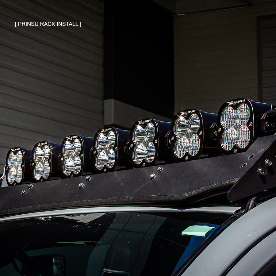 Toyota 7XL Sport Linkable Roof Light Bar Kit For Prinsu Rack - '10-24 4Runner; '07-14 FJ Cruiser; '05-23 Tacoma; '07-21 Tundra (Multi-Pattern; Clear)