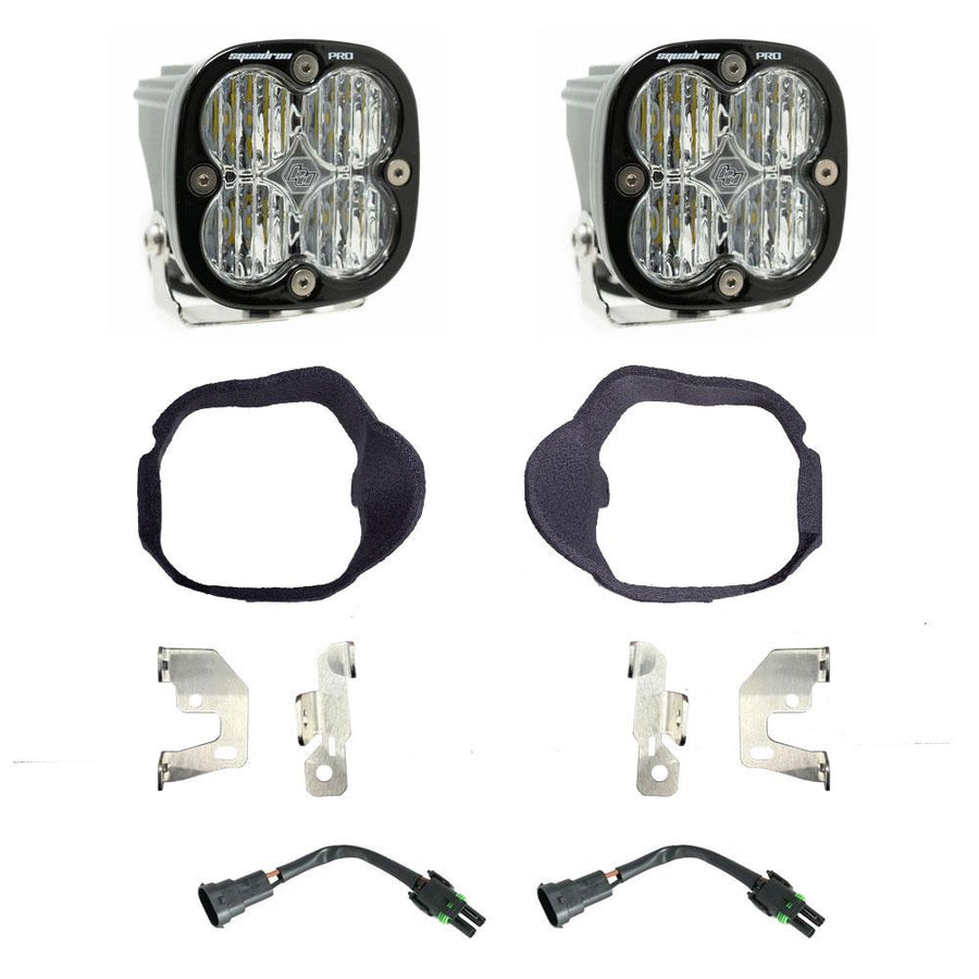 Squadron Pro Fog Pocket Kit - '19-26 Sprinter 1500/2500/3500 (Wide Cornering; Clear)