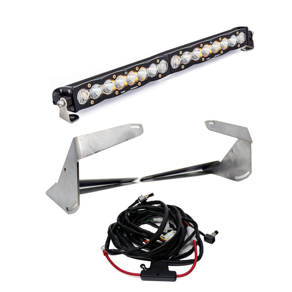 S8 30 Inch Grille Lower Kit - '19-26 2500/3500 (Driving/Combo; Clear)