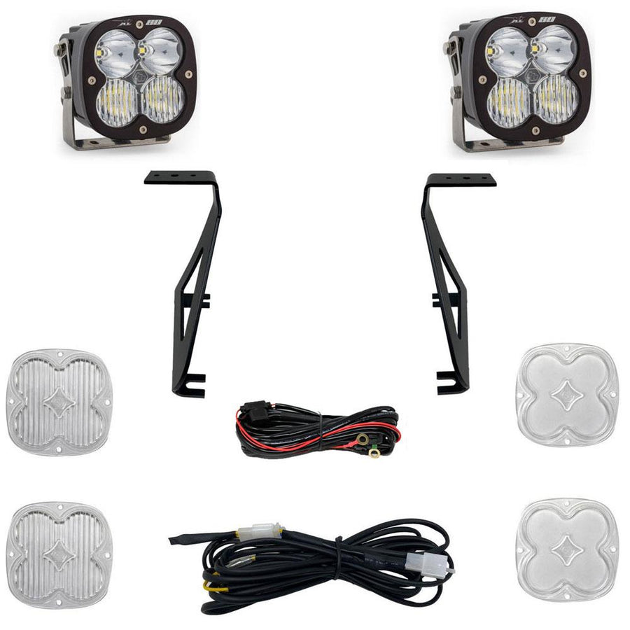 XL80 A-Pillar Kit - '21-26 F-150 Raptor / Raptor R / Raptor 37 (Driving/Combo; Clear)