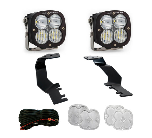 XL Sport A-Pillar Kit - '22-26 Tundra '23-26 Sequoia (Driving/Combo; Clear)