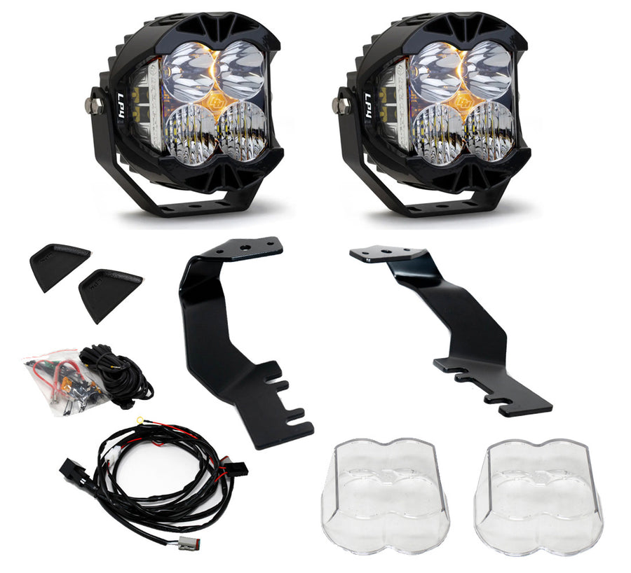 LP4 Pro A-Pillar Kit - '22-26 Tundra '23-26 Sequoia (Driving/Combo; Clear)