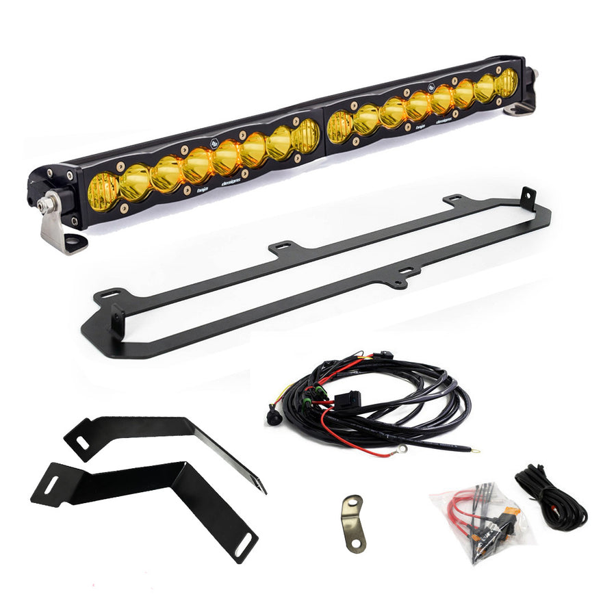 S8 20 Inch Grille Kit - '22-26 Tundra '23-26 Sequoia; W/ TRD Grill (Driving/Combo; Baja Amber)