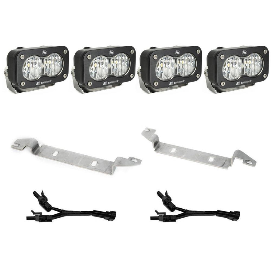 S2 Sport Fog Pocket Kit - '22-26 Tundra (Wide Cornering; Clear)