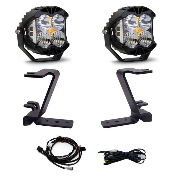 LP4 A-Pillar Kit - 2023-26 Ford F-250/350 Super Duty (Driving/Combo; Clear; Upfitter Wiring)