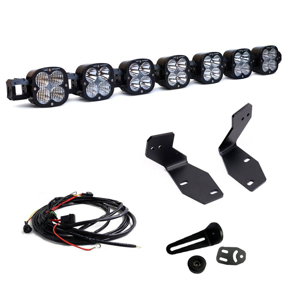 7XL Sport Linkable Bumper Light Kit - 2023-26 Ford F-250/350 Super Duty (Light Pattern: Multi-Pattern; Color: Clear; Wiring Type: Toggle)