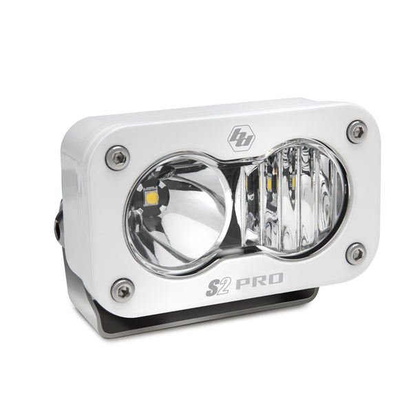 S2 Pro White LED Light Pod (Driving/Combo; Clear)