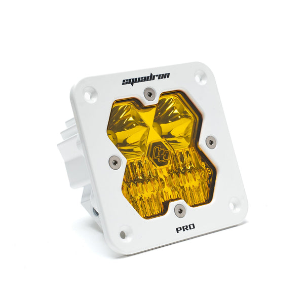 Squadron 2.0 Pro White Flush Mount LED Driving/Combo Baja Amber