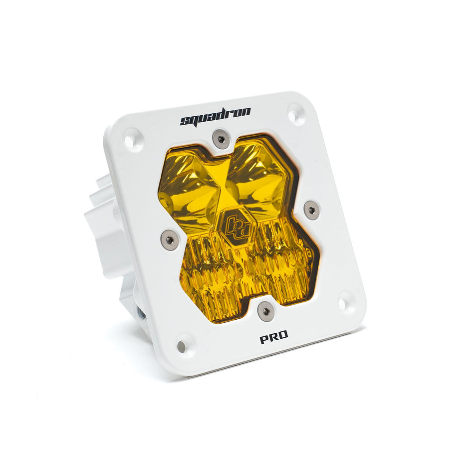 Squadron 2.0 Pro White Flush Mount LED Driving/Combo Baja Amber