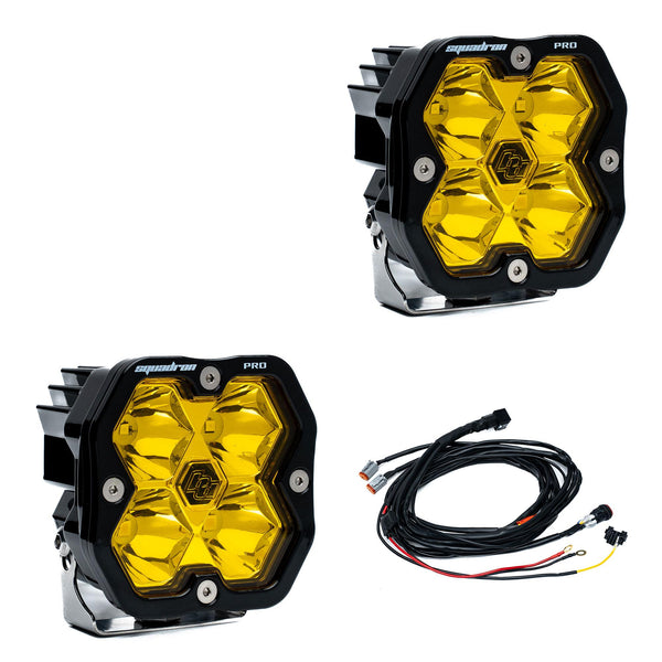 Squadron 2.0 Pro Pair LED Spot Baja Amber