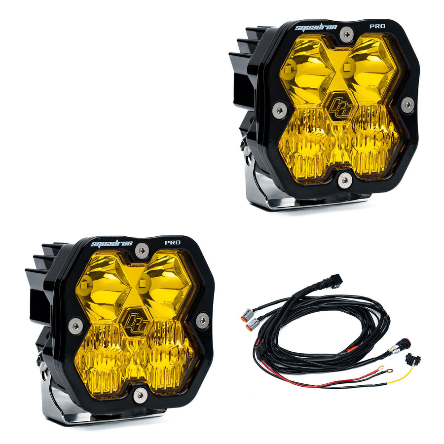Squadron 2.0 Pro Pair LED Driving/Combo Baja Amber