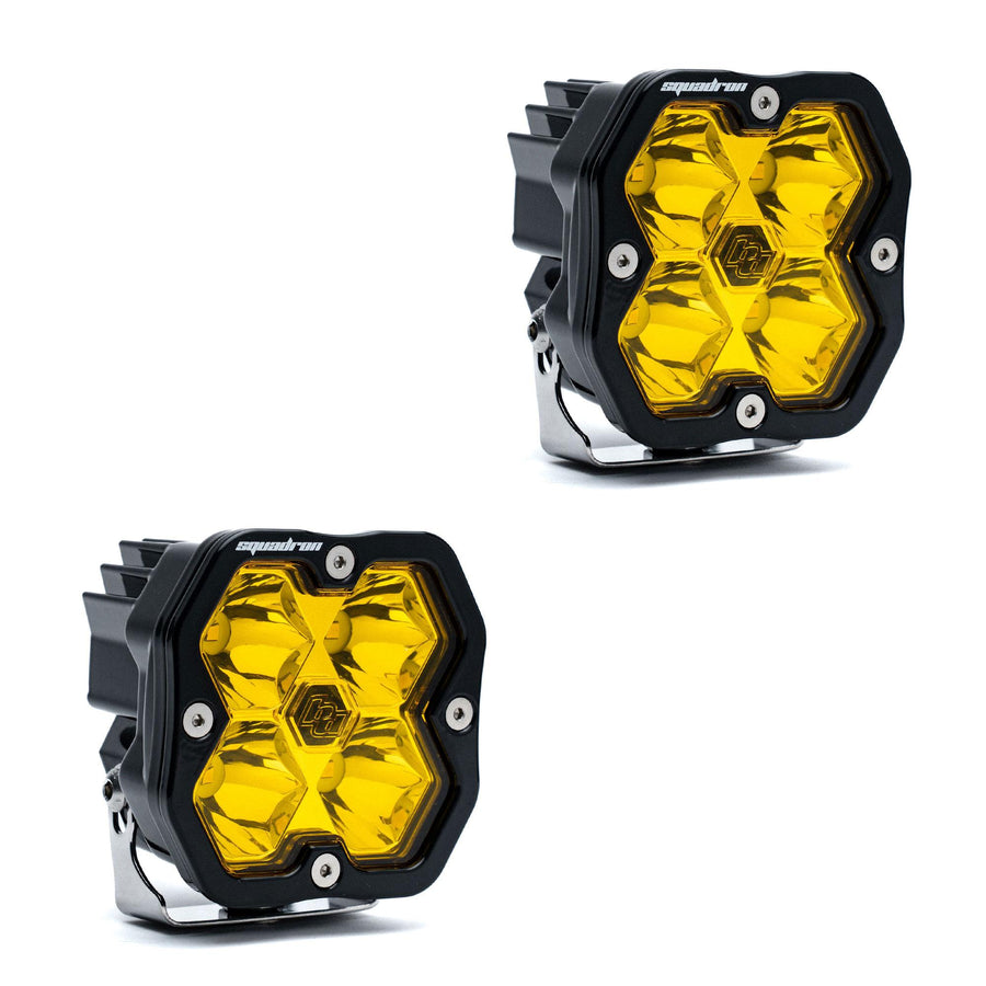 Squadron 2.0 Sport Pair LED Spot Baja Amber No Harness