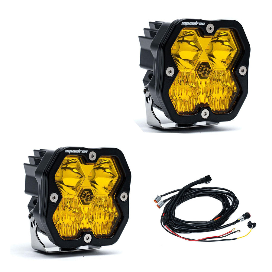 Squadron 2.0 Sport Pair LED Driving/Combo Baja Amber