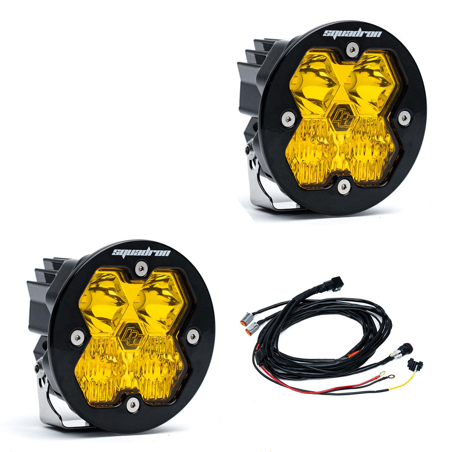 Squadron-R 2.0 Sport Pair LED Driving/Combo Baja Amber