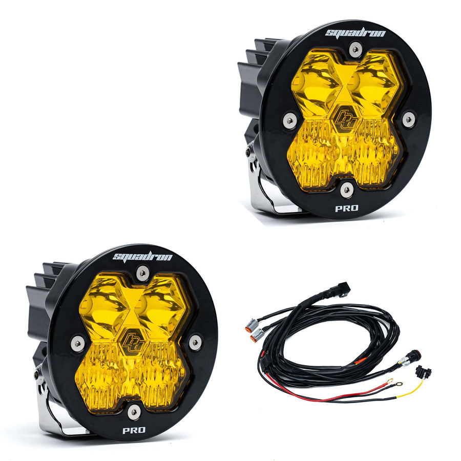 Squadron-R 2.0 Pro Pair LED Driving/Combo Baja Amber