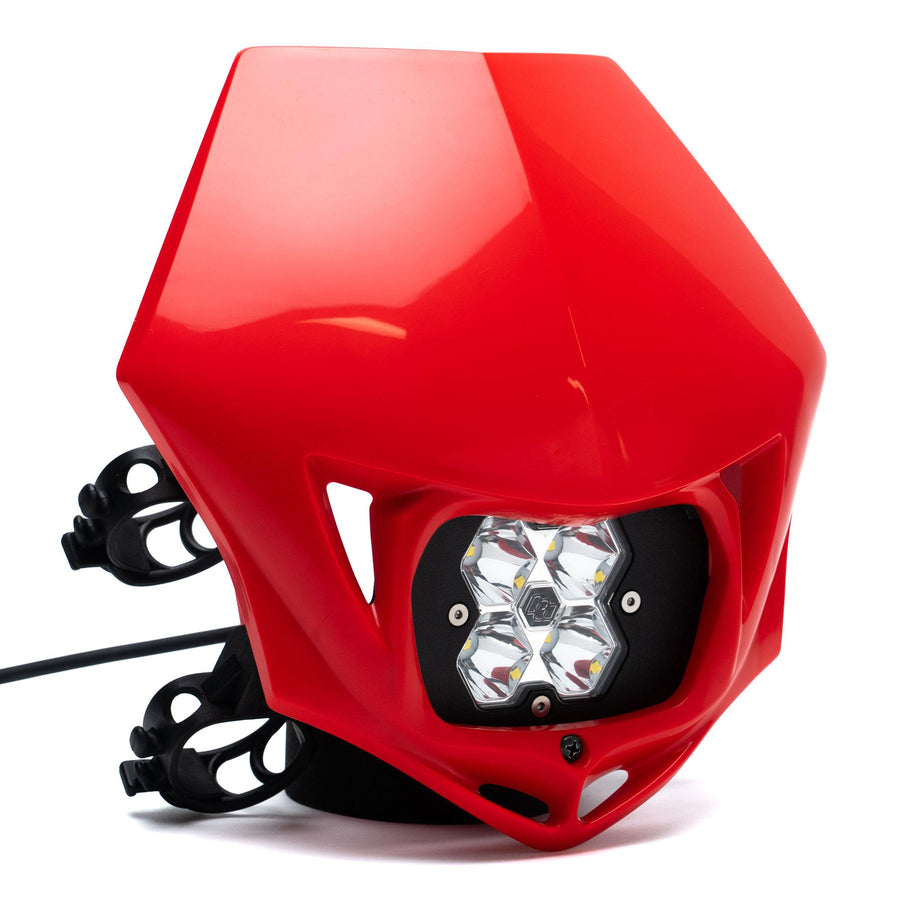 Squadron 2.0 Sport Spot Clear A/C M/C LED Race Light Red