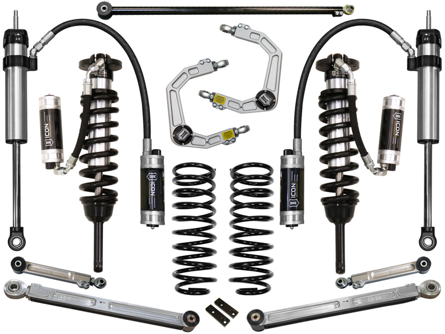 ICON 2010-2024 Toyota 4Runner/2010-2014 Toyota FJ Cruiser 0-3.5" Lift Stage 7 Suspension System Billet UCA
