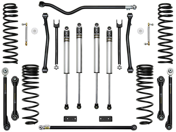 20-UP JEEP GLADIATOR 2.5" STAGE 5 SUSPENSION SYSTEM (TUBULAR)