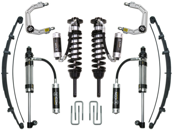 ICON 2005-2015 Toyota Tacoma 0-3.5" Lift/2016-2023 Tacoma 0-2.75" Lift Stage 10 Suspension System Billet UCA