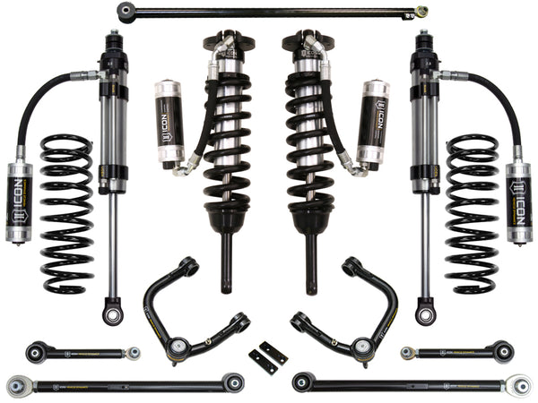 ICON 2010-2024 Toyota 4Runner/2010-2014 Toyota FJ Cruiser 0-3.5" Lift Stage 8 Suspension System Tubular UCA