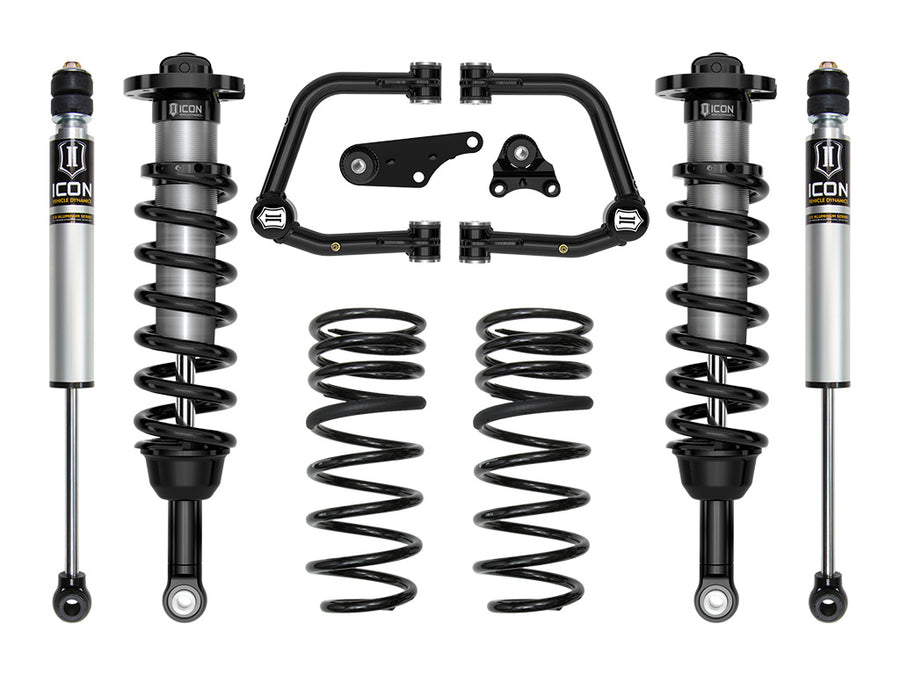 ICON 2024-2025 Toyota Tacoma 1.25-3" Lift Stage 2 Suspension System Tubular Triple Rate Rear Springs