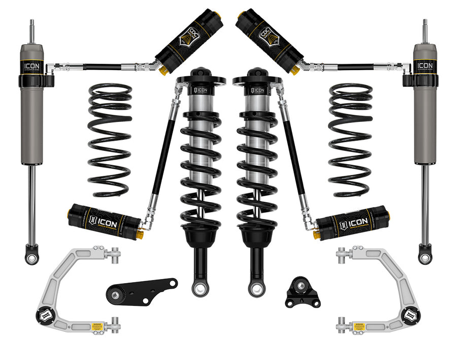 ICON 2024-2025 Toyota Tacoma 1.25-3" Lift Stage 5 Suspension System Billet Triple Rate Rear Springs