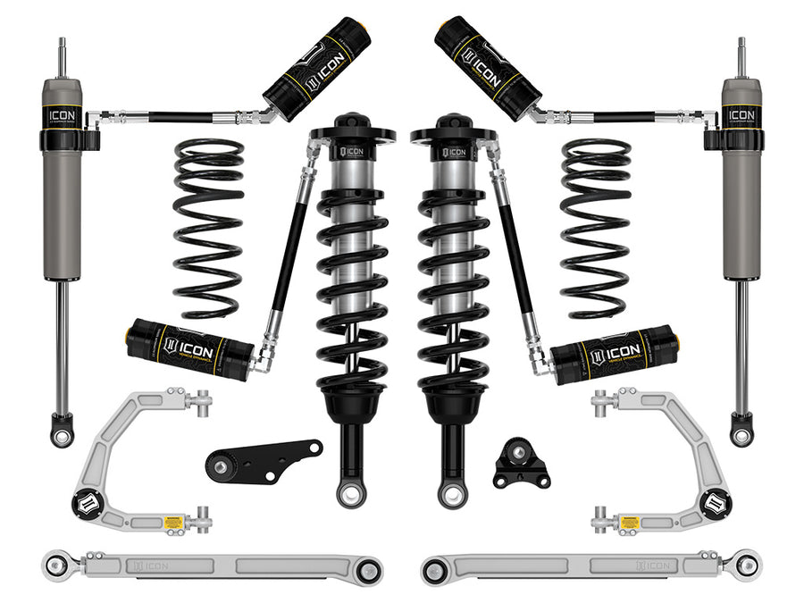 ICON 2024-2025 Toyota Tacoma 1.25-3" Lift Stage 7 Suspension System Billet Overland Rear Springs