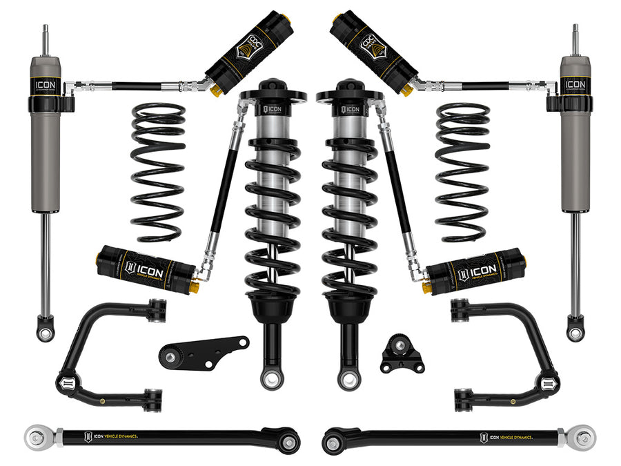 ICON 2024-2025 Toyota Tacoma 1.25-3" Lift Stage 8 Suspension System Tubular Overland Rear Springs