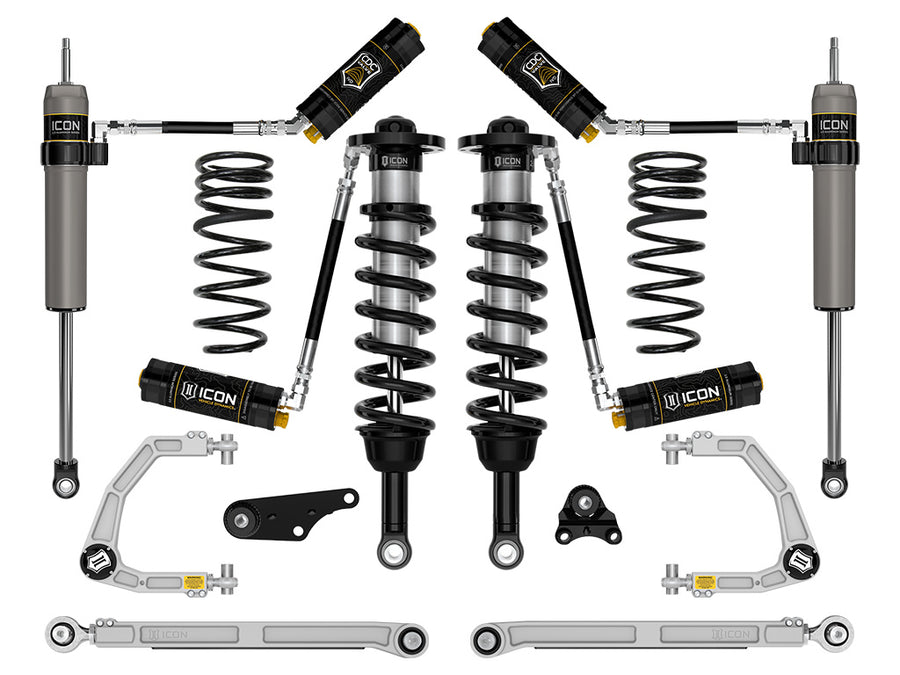 ICON 2024-2025 Toyota Tacoma 1.25-3" Lift Stage 8 Suspension System Billet Overland Rear Springs