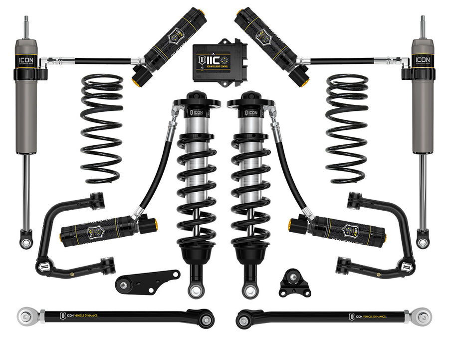 ICON 2024-2025 Toyota Tacoma 1.25-3" Lift Stage 10 Suspension System Tubular Overland Rear Springs