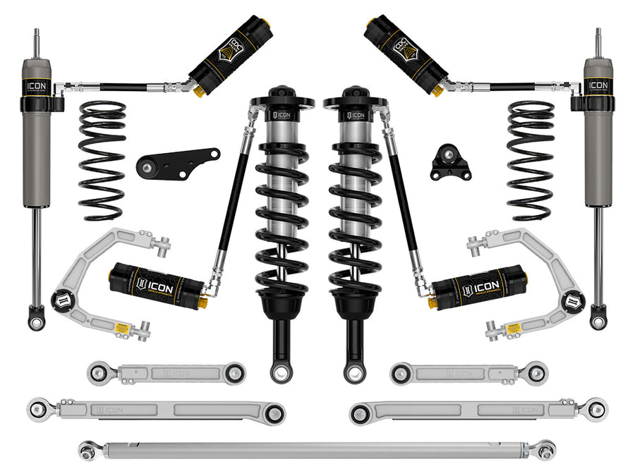 ICON 2024-2025 Toyota Tacoma 1.25-3" Lift Stage 11 Suspension System Billet Overland Rear Springs