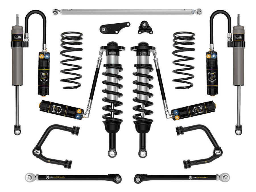 ICON 2024-2025 Toyota Land Cruiser 250 Series 1.25-3" Lift Stage 8 Suspension System CDXS Tubular