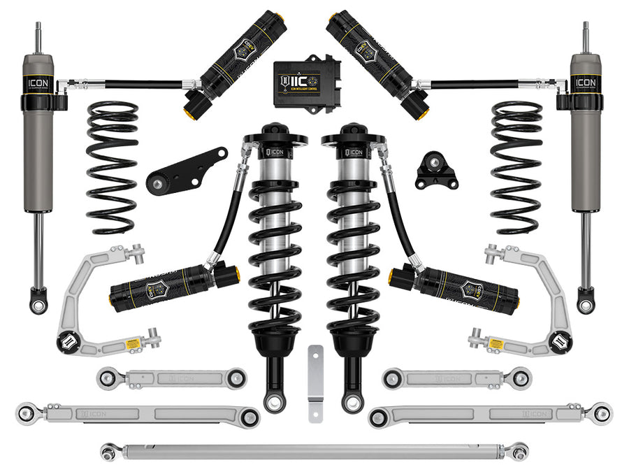 ICON 2024-2025 Toyota Land Cruiser 250 Series 1.25-3" Lift Stage 12 Suspension System Billet