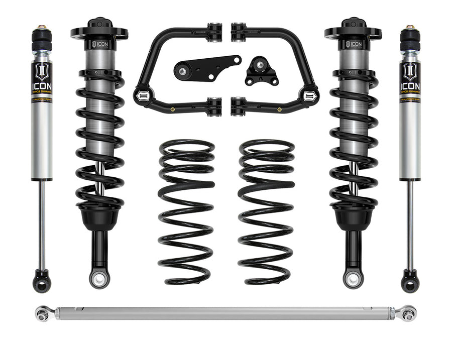 ICON 2025 Toyota 4Runner 4WD 1.25-3" Lift Stage 3 Suspension System Tubular