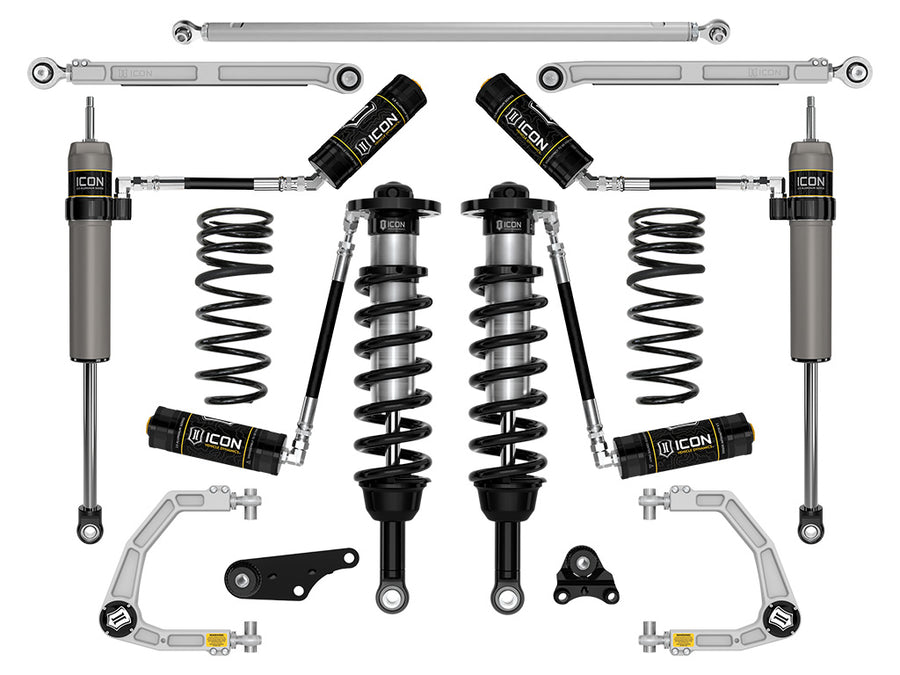 ICON 2025 Toyota 4Runner 4WD 1.25-3" Lift Stage 7 Suspension System Billet