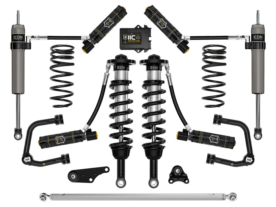 ICON 2025 Toyota 4Runner 4WD 1.25-3" Lift Stage 12 Suspension System Tubular