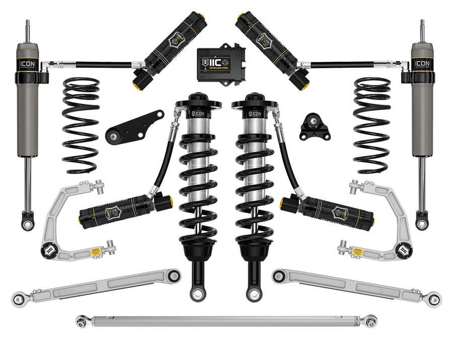 ICON 2025 Toyota 4Runner 4WD 1.25-3" Lift Stage 13 Suspension System Billet