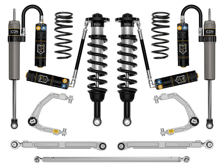 ICON 2025 Toyota 4Runner 2WD 1.25-3" Lift Stage 9 Suspension System Billet