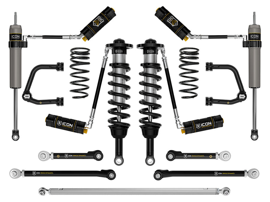 ICON 2025 Toyota 4Runner 2WD 1.25-3" Lift Stage 10 Suspension System Tubular