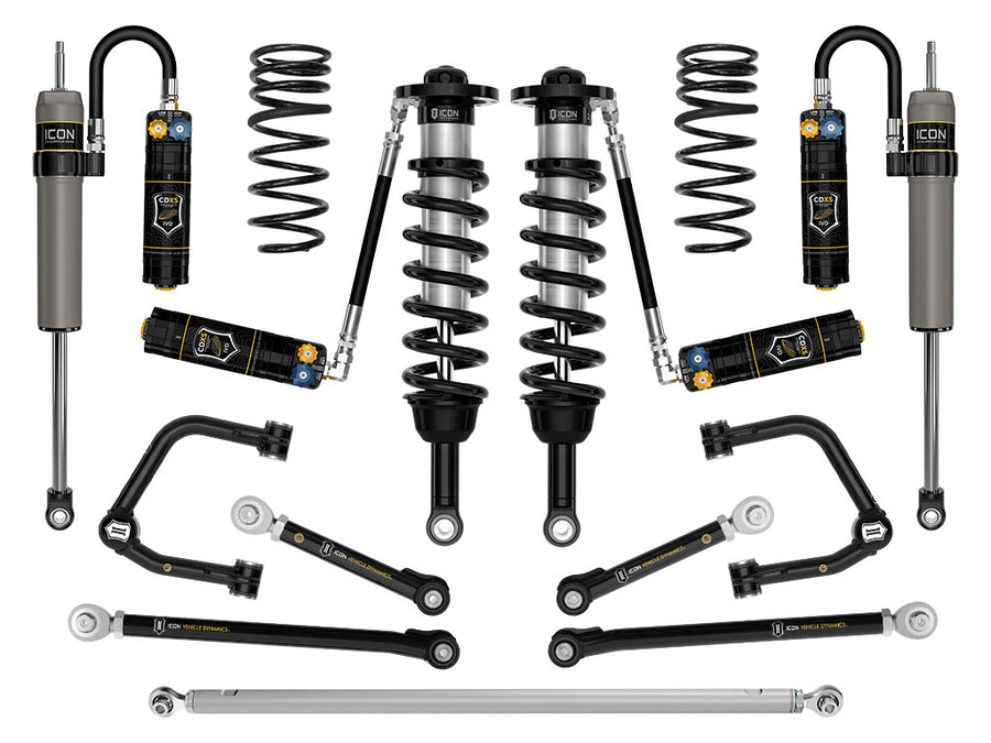 ICON 2025 Toyota 4Runner 2WD 1.25-3" Lift Stage 11 Suspension System Tubular