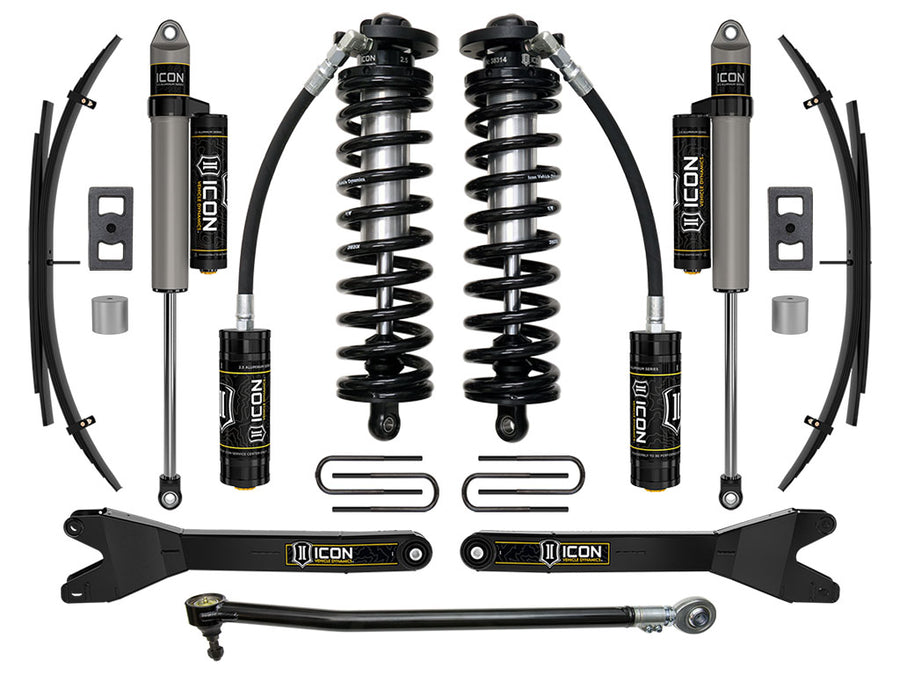 ICON 2023-2025 Ford F-250/F-350 Super Duty 4WD 2.5-3" Lift Stage 3 Coilover Conversion System W/ Radius Arms & Expansion Packs