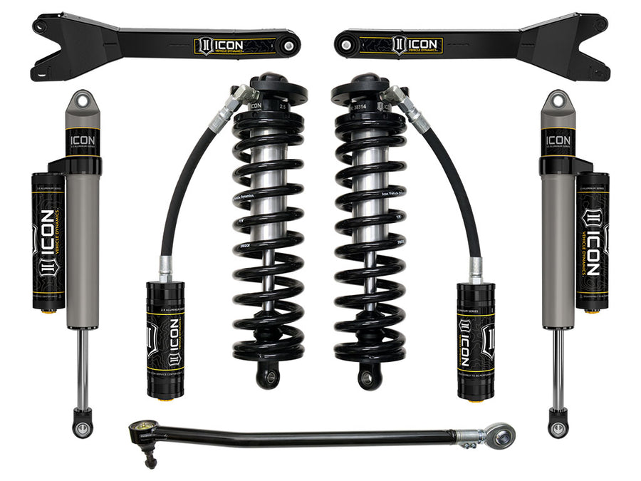 ICON 2023-2025 Ford F-250/F-350 Super Duty 4WD 2.5-3" Lift Stage 3 Coilover Conversion System W/ Radius Arms