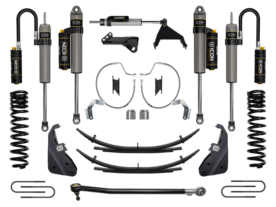 ICON 2023-2025 Ford F-250/F-350 Super Duty 4WD Gas 4.5" Lift Stage 5 Suspension System W/ Expansion Packs