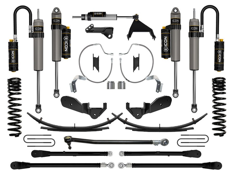 ICON 2023-2025 Ford F-250/F-350 Super Duty 4WD Gas 4.5" Lift Stage 7 Suspension System W/ Expansion Packs