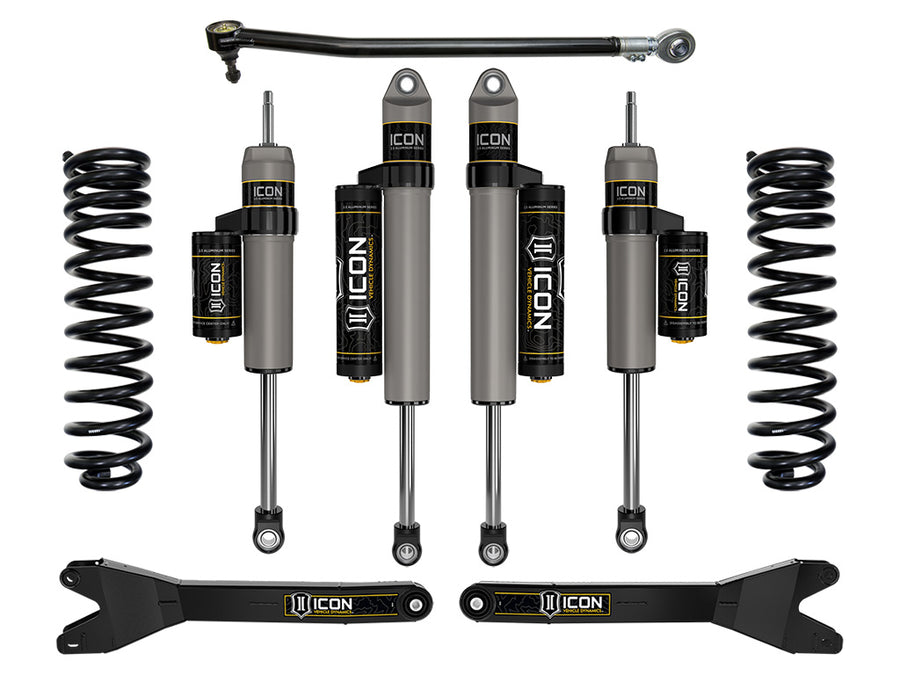 ICON 2023-2025 Ford F-250/F-350 Super Duty 4WD Diesel 2.5" Lift Stage 3 Suspension System W/ Radius Arms