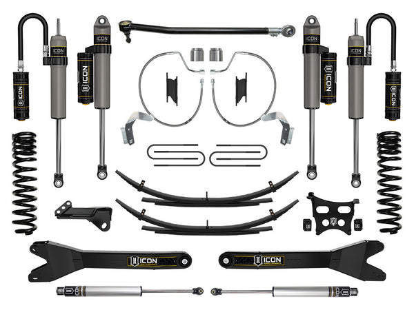ICON 2023-2025 Ford F-250/F-350 Super Duty 4WD Diesel 4.5" Lift Stage 4 Suspension System W/ Radius Arms & Expansion Packs