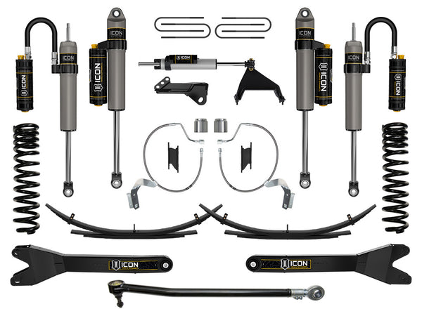 ICON 2023-2025 Ford F-250/F-350 Super Duty 4WD Diesel 4.5" Lift Stage 5 Suspension System W/ Radius Arms & Expansion Packs