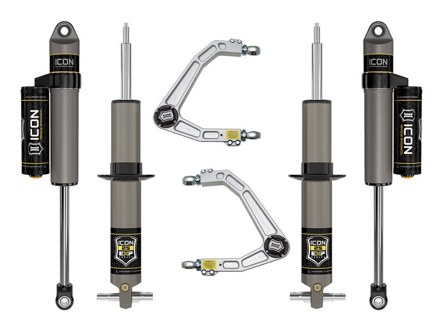 ICON 19-23 GM 1500 2.375-3.75" Lift Stage 3 EXP Suspension System Billet